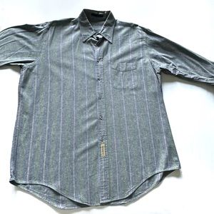 Vintage Striped Button Down Shirt